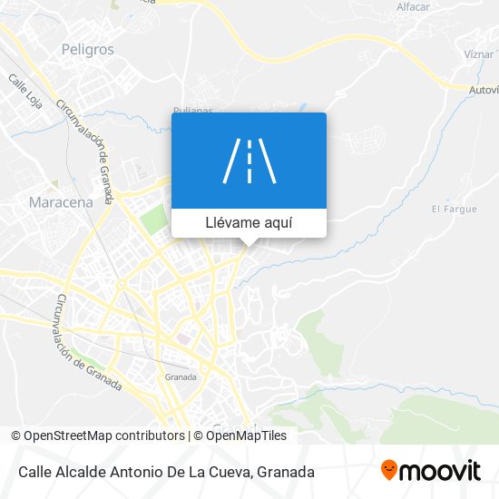 Mapa Calle Alcalde Antonio De La Cueva