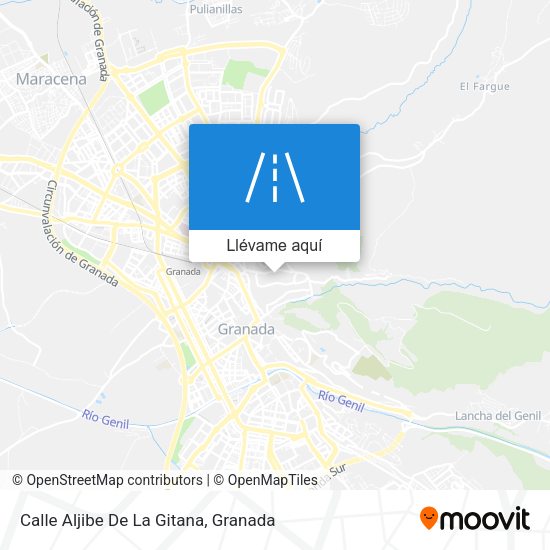 Mapa Calle Aljibe De La Gitana