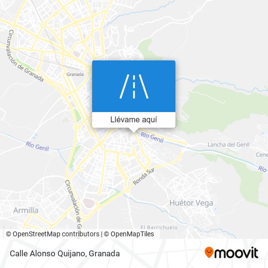 Mapa Calle Alonso Quijano
