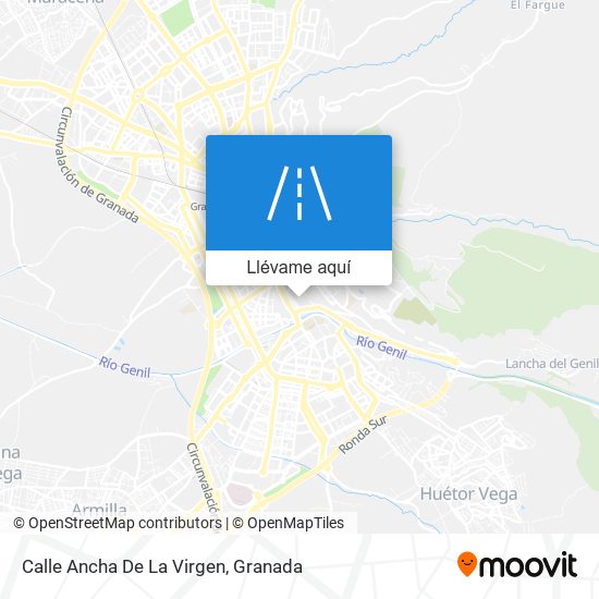 Mapa Calle Ancha De La Virgen