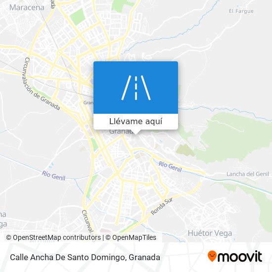 Mapa Calle Ancha De Santo Domingo