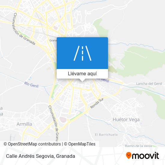 Mapa Calle Andrés Segovia