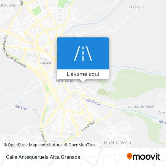 Mapa Calle Antequeruela Alta