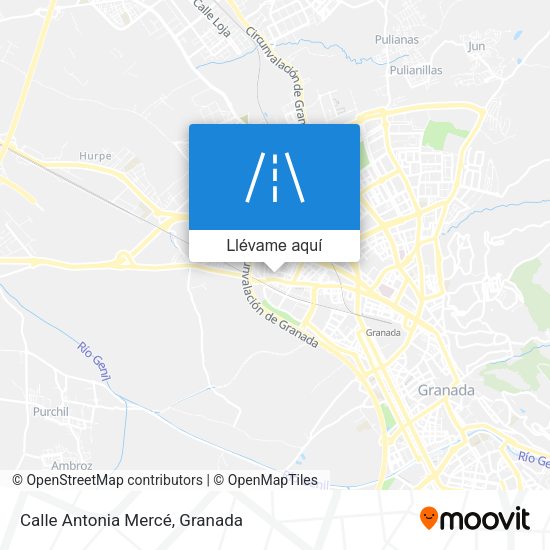 Mapa Calle Antonia Mercé