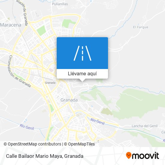 Mapa Calle Bailaor Mario Maya