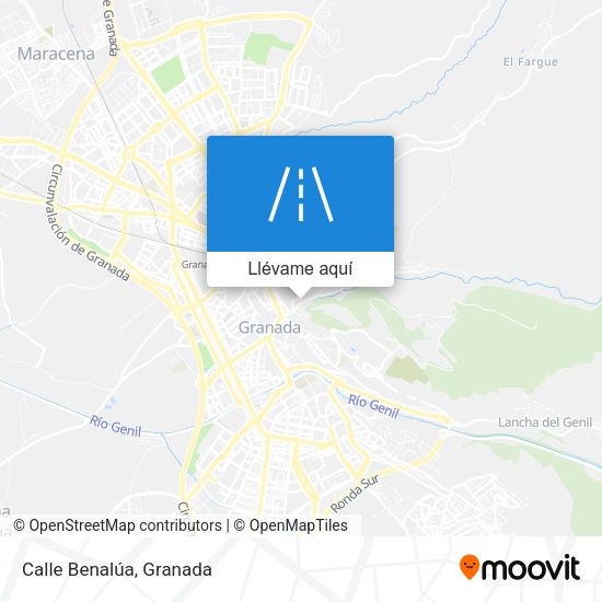 Mapa Calle Benalúa