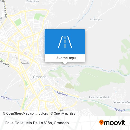 Mapa Calle Callejuela De La Viña
