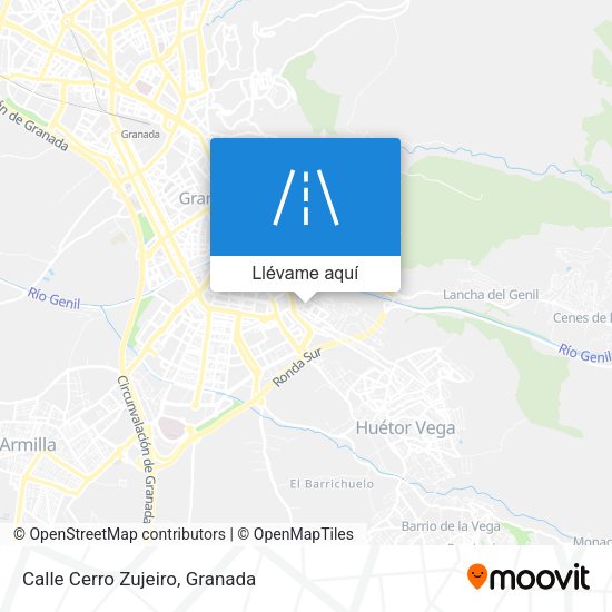 Mapa Calle Cerro Zujeiro