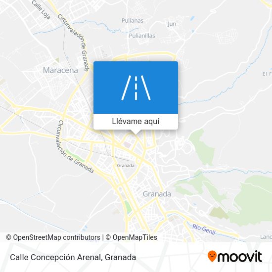 Mapa Calle Concepción Arenal