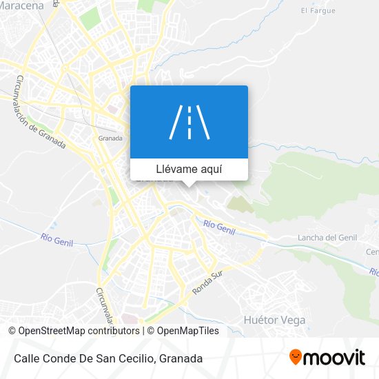 Mapa Calle Conde De San Cecilio