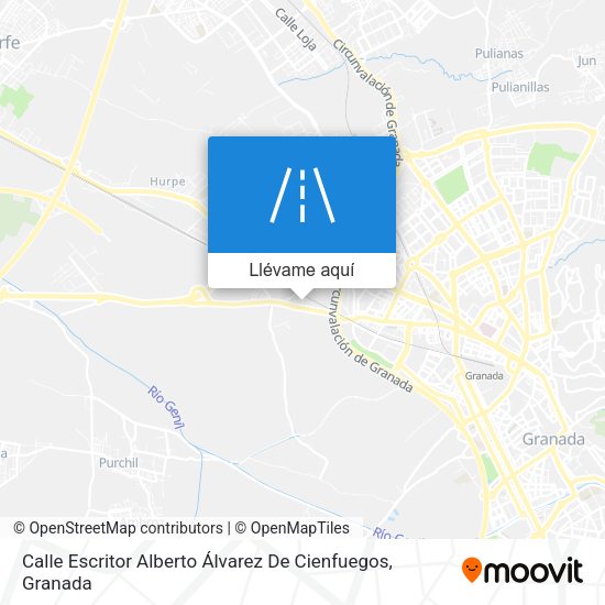 Mapa Calle Escritor Alberto Álvarez De Cienfuegos