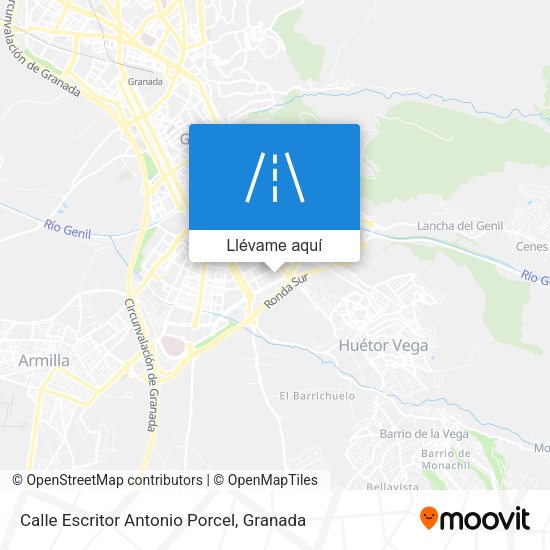 Mapa Calle Escritor Antonio Porcel