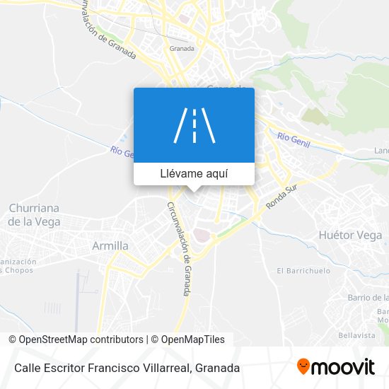 Mapa Calle Escritor Francisco Villarreal