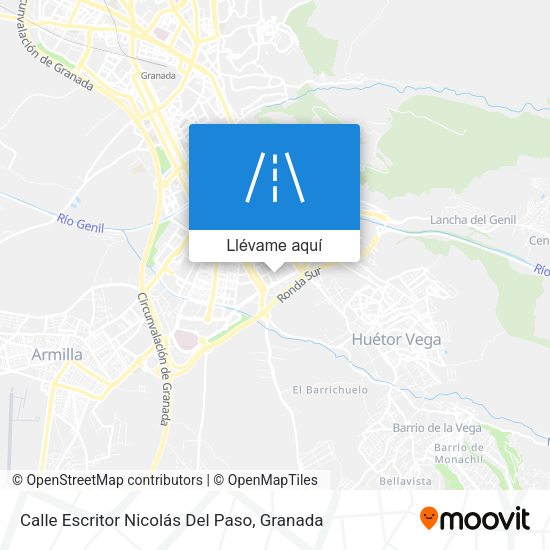 Mapa Calle Escritor Nicolás Del Paso