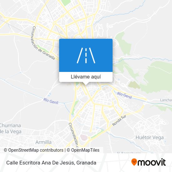 Mapa Calle Escritora Ana De Jesús