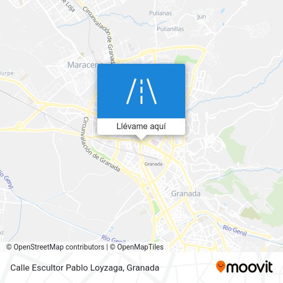 Mapa Calle Escultor Pablo Loyzaga
