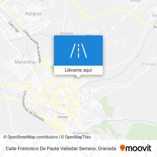 Mapa Calle Francisco De Paula Valladar Serrano