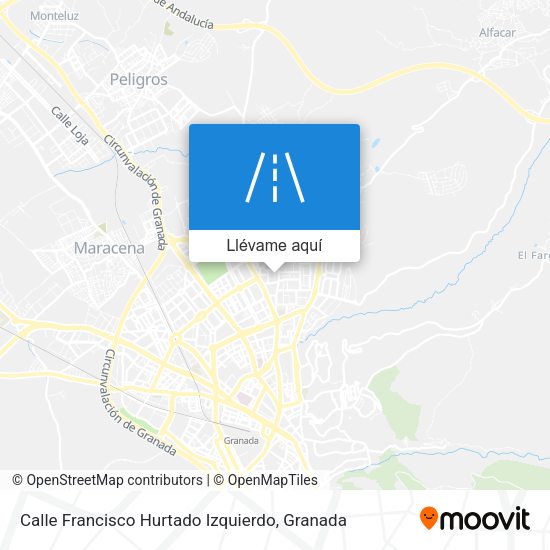 Mapa Calle Francisco Hurtado Izquierdo