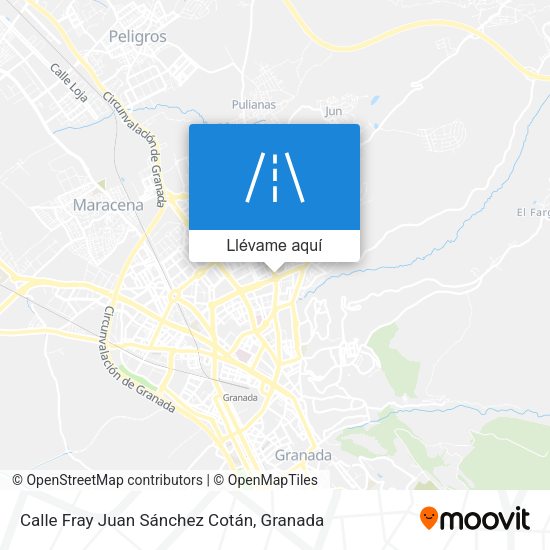 Mapa Calle Fray Juan Sánchez Cotán