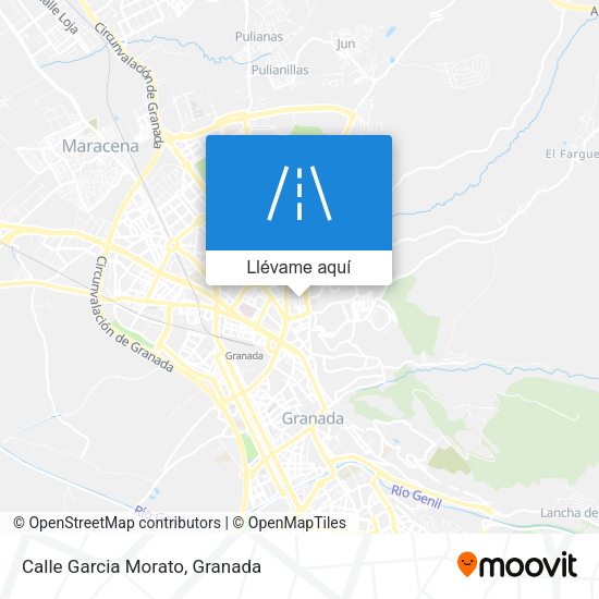 Mapa Calle Garcia Morato