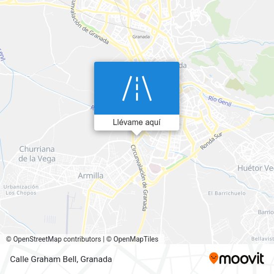 Mapa Calle Graham Bell