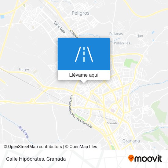 Mapa Calle Hipócrates