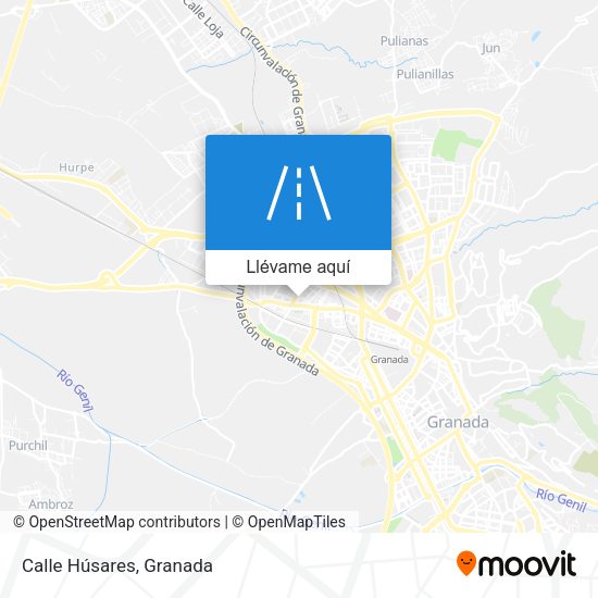 Mapa Calle Húsares