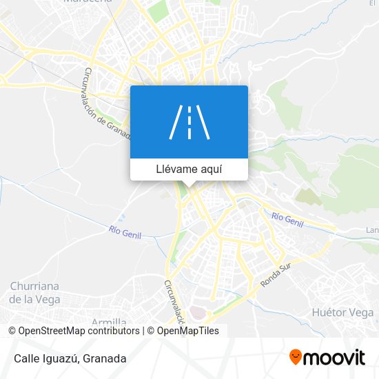 Mapa Calle Iguazú