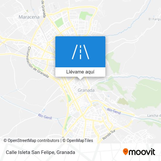 Mapa Calle Isleta San Felipe