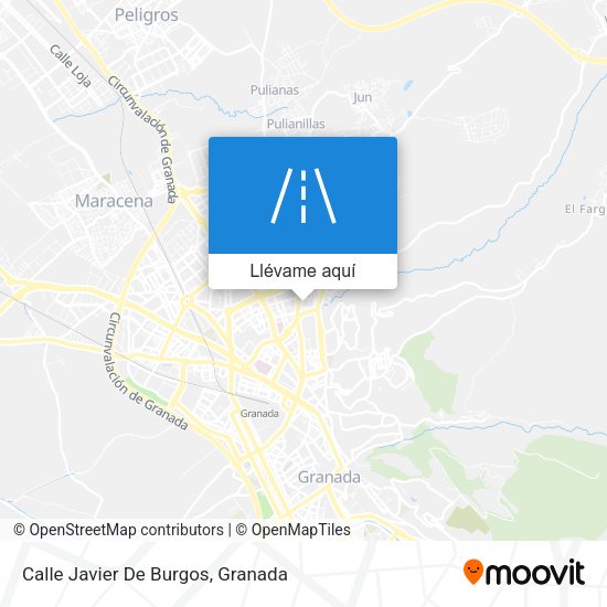 Mapa Calle Javier De Burgos