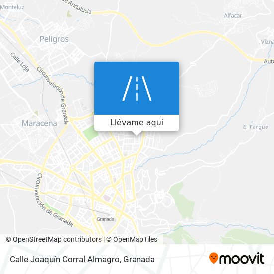 Mapa Calle Joaquín Corral Almagro