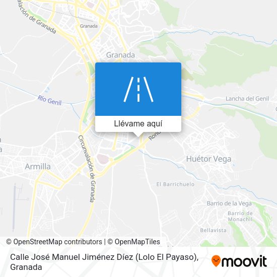Mapa Calle José Manuel Jiménez Díez (Lolo El Payaso)