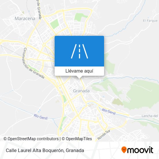 Mapa Calle Laurel Alta Boquerón