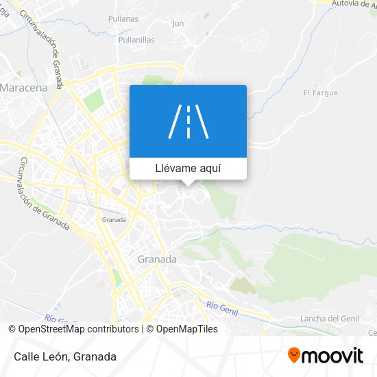 Mapa Calle León