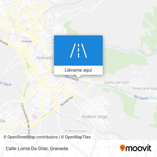 Mapa Calle Loma De Dílar