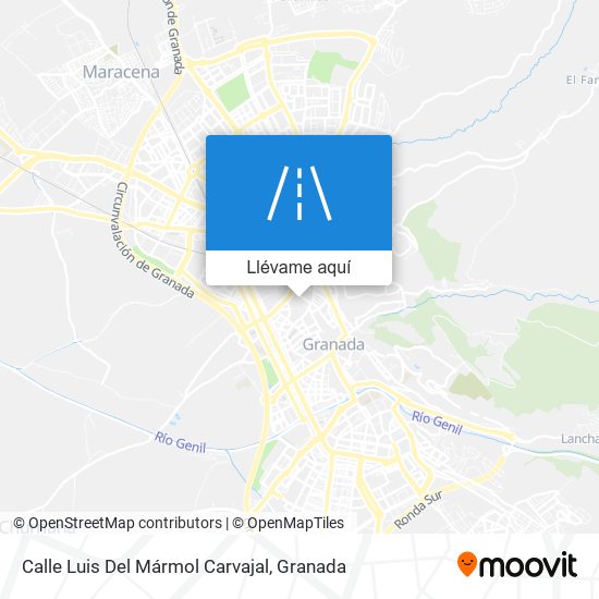 Mapa Calle Luis Del Mármol Carvajal