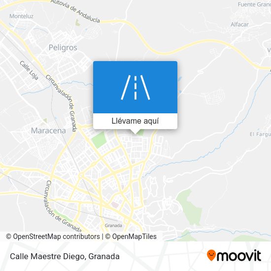Mapa Calle Maestre Diego