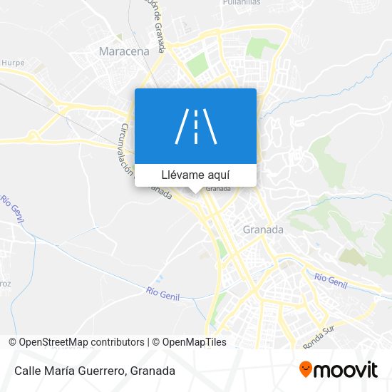 Mapa Calle María Guerrero