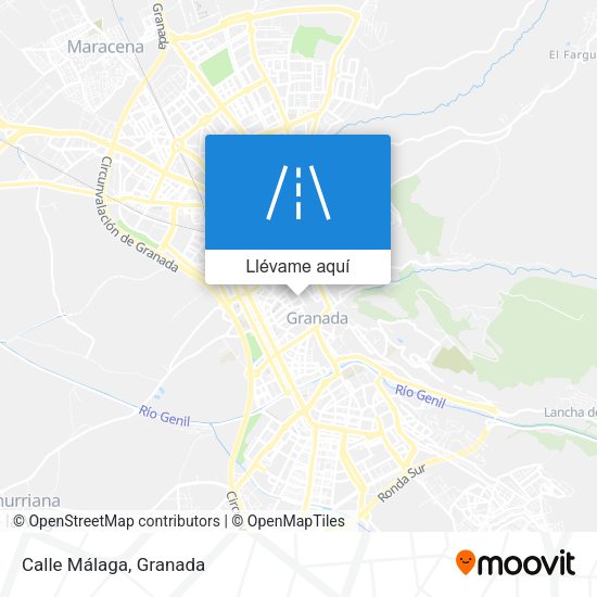 Mapa Calle Málaga