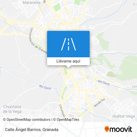 Mapa Calle Ángel Barrios