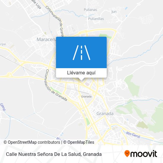 Mapa Calle Nuestra Señora De La Salud
