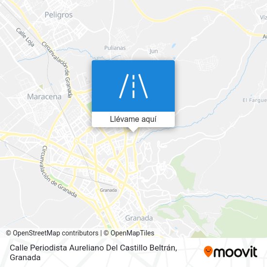 Mapa Calle Periodista Aureliano Del Castillo Beltrán