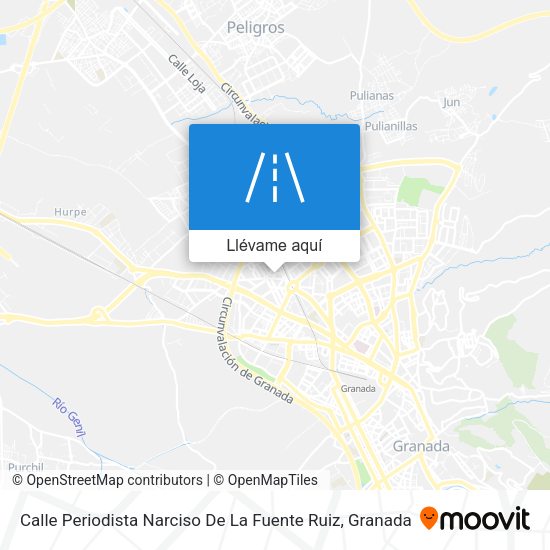 Mapa Calle Periodista Narciso De La Fuente Ruiz
