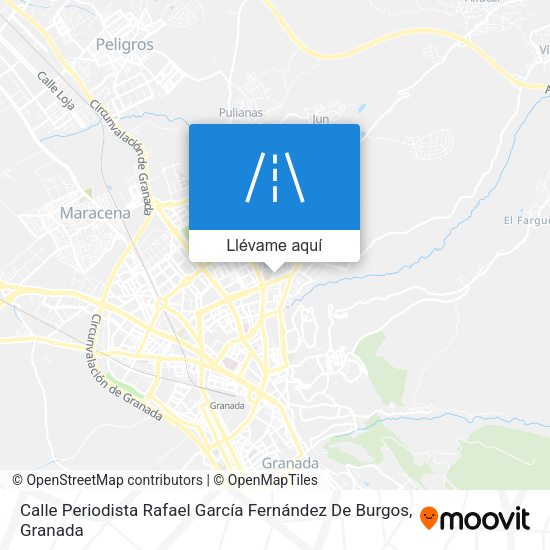 Mapa Calle Periodista Rafael García Fernández De Burgos