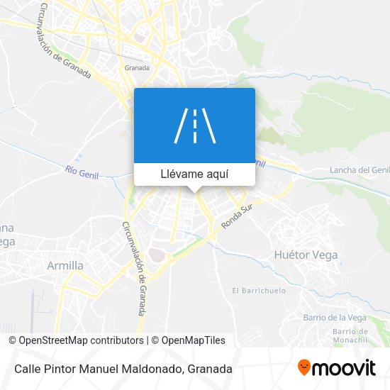 Mapa Calle Pintor Manuel Maldonado