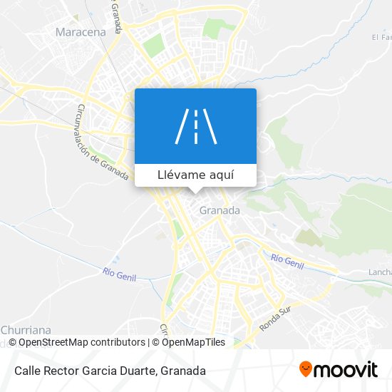 Mapa Calle Rector Garcia Duarte
