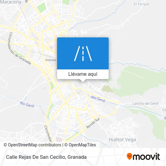 Mapa Calle Rejas De San Cecilio