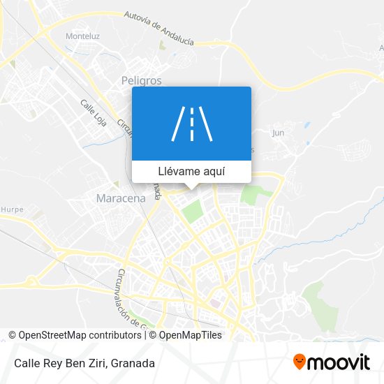 Mapa Calle Rey Ben Ziri