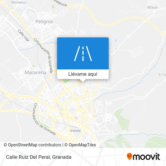 Mapa Calle Ruiz Del Peral