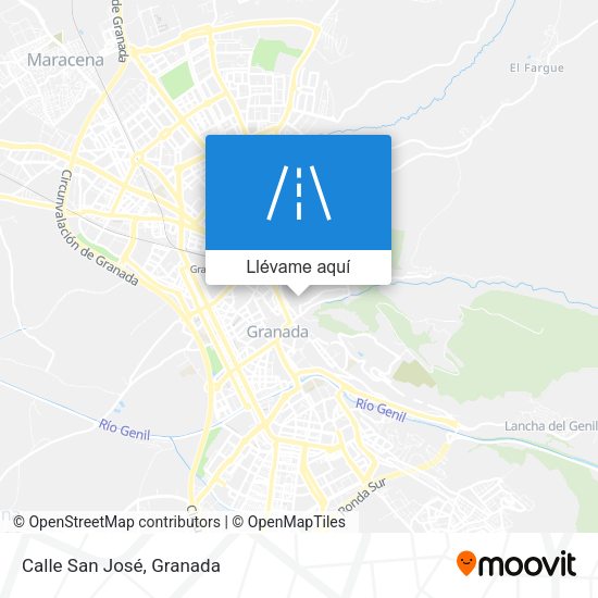 Mapa Calle San José